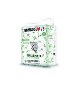 BAMBOOLOVE PLENKOVÉ KALHOTKY JEDNORÁZOVÉ BAMBUS VEL. XL 12+ KG 16 KS - JEDNORÁZOVÉ PLENY - VŠETKO NA PREBAĽOVANIE