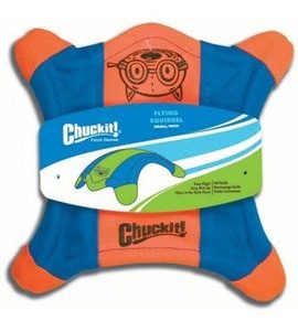 CHUCKIT! LÉTAJÍCÍ TALÍŘ S - VEVERKA - ORANŽOVO-MODRÁ - FRISBEE PRO PSY - CHOVATELSKÉ POTŘEBY MALVÍKZOO