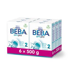 BEBA 6X OPTIPRO® 2 (500G) - KOJENECKÁ MLÉKA - KRMENÍ