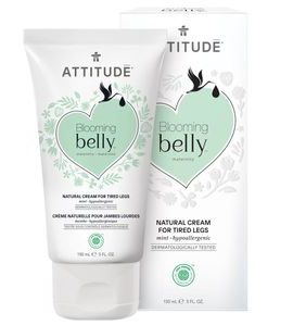 ATTITUDE PŘÍRODNÍ KRÉM NA UNAVENÉ NOHY BLOOMING BELLY NEJEN PRO TĚHOTNÉ S MÁTOU 150 ML - KOSMETIKA V TĚHOTENSTVÍ - PRO MAMINKY