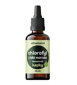 ALLNATURE CHLOROFYL Z MORUŠE BÍLÉ - KAPKY 30 ML - POTRAVINOVÉ DOPLŇKY - PRE MAMIČKY