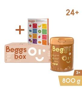 BEGGS 4 BATOLECÍ MLÉKO BOX (3X800 G) + PEXESO - KOJENECKÁ MLÉKA - KRMENÍ