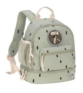 LÄSSIG MINI BACKPACK HAPPY PRINTS LIGHT OLIVE - BATOHY A TAŠKY - PRO DĚTI