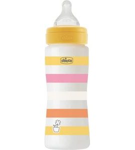 CHICCO LÁHEV KOJENECKÁ WELL-BEING SILIKON 330ML - FLAŠTIČKY HRNČEKY - KRMENÍ