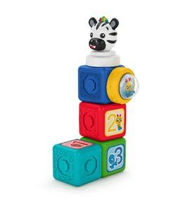 BABY EINSTEIN CONNECTABLES HRAČKA MAGNETICKÉ KOSTKY S AKTIVITAMI ADD & STACK 6 KS, 6M+ - SENZORICKÉ HRAČKY - PRO DĚTI