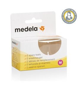 MEDELA DUDLÍK K LÁHVI NÁHRADNÍ 2KS - SAVIČKY A PÍTKA - KRMENÍ