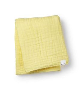 ELODIE DETAILS MUŠELÍNOVÁ DEKA CRINKLED BLANKET SUNNY DAY YELLOW - DĚTSKÉ DEKY PRO MIMINKA - SPINKÁNÍ