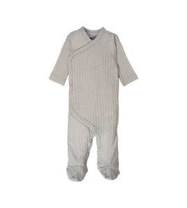 LODGER JUMPER NEWBORN SEERSUCKER STEEL - OVERALY - PRO DĚTI