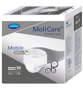 HARTMANN MOLICARE MOBILE 10 KAPEK M OBVOD BOKŮ 80–120 CM 14 KS - INKONTINENCE - PRO MAMINKY