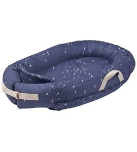 VOKSI® BABY NEST PREMIUM POPPY BLUE FLYING - HNÍZDEČKA - SPINKÁNÍ