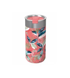 QUOKKA NEREZOVÝ TERMOHRNEK SE SÍTKEM BOOST EXOTIC PINK 400 ML - TERMOOBALY A TERMOSKY - KRMENÍ