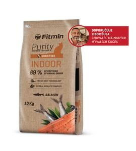 FITMIN PURITY INDOOR KRMIVO PRO KOČKY HMOTNOST: 10 KG - GRANULE PRO KOČKY - CHOVATELSKÉ POTŘEBY MALVÍKZOO