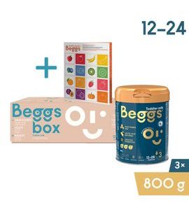 BEGGS 3 BATOLECÍ MLÉKO BOX (3X800 G) + PEXESO - KOJENECKÁ MLÉKA - KRMENÍ