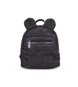 CHILDHOME DĚTSKÝ BATOH MY FIRST BAG PUFFERED BLACK - BATOHY A TAŠKY - PRO DĚTI