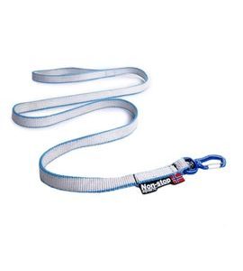 NON-STOP DOGWEAR ROCK LEASH WHITE/BLUE 10MM VODÍTKO - KLASICKÁ VODÍTKA PRO PSY - CHOVATELSKÉ POTŘEBY MALVÍKZOO