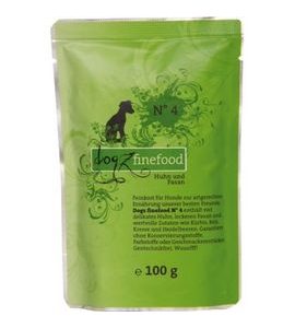 DOGZ FINEFOOD KAPS. DF NO.4 - S KUŘECÍM A BAŽANTÍM MASEM 100 G - KAPSIČKY PRO PSY - CHOVATELSKÉ POTŘEBY MALVÍKZOO