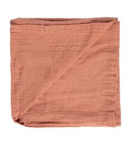 BEBE-JOU MUŠELÍNOVÁ PLENKA 100X100CM PURE COTTON PINK - ZAVINOVACÍ PLENY / OSUŠKY VELKÉ - PŘEBALOVÁNÍ