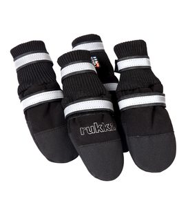 RUKKA THERMAL SHOES ZIMNÍ BOTIČKY - SADA 4KS, ČERNÉ / VEL. 3 - BOTIČKY A PONOŽKY PRO PSY - CHOVATELSKÉ POTŘEBY MALVÍKZOO