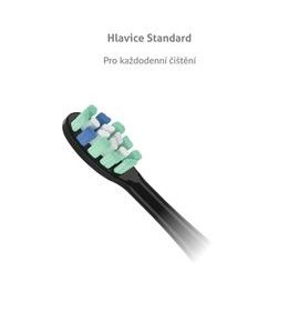 TRUELIFE SONICBRUSH CLEAN-SERIES HEADS STANDARD BLACK 2 PACK - PÉČE O ZUBY - PRO MAMINKY