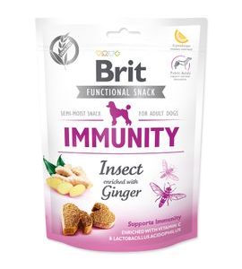 BRIT CARE DOG FUNKČNÍ PAMLSEK IMMUNITY INSECT 150 G - DOPLŇKY STRAVY PRO PSY - CHOVATELSKÉ POTŘEBY MALVÍKZOO