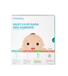 FRIDABABY MUST HAVE SADA PRO MIMINKA - ŽÍNKY A HOUBIČKY - KOUPÁNÍ A ZDRAVÍ