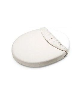 PETITE&MARS NAPÍNACÍ PROSTĚRADLO NEPROMOKAVÉ DO OVÁLNÉ POSTÝLKY SOFT DREAM OVAL 84X50 WHITE - PROSTĚRADLA - SPINKÁNÍ