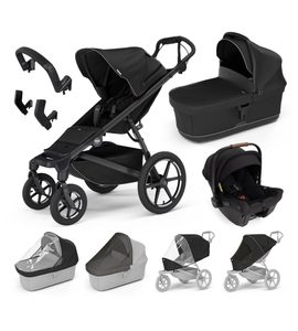 THULE TROJKOMBINACE 9V1 URBAN GLIDE 4-WHEEL + BASSINET + PŘÍSLUŠENSTVÍ 2024 + NUNA PIPA™ URBN - KOMBINACE S PŘÍSLUŠENSTVÍM - KOČÁRKY A PŘÍSLUŠENSTVÍ