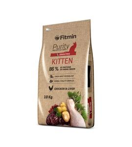 FITMIN PURITY KITTEN KRMIVO PRO KOŤATA HMOTNOST: 10 KG - GRANULE PRO KOČKY - CHOVATELSKÉ POTŘEBY MALVÍKZOO