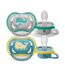 PHILIPS AVENT ŠIDÍTKO ULTRA AIR OBRÁZEK 18M+ (VELRYBA), 2KS - ŠIDÍTKA A DOPLŇKY - KRMENÍ