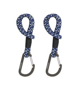 LÄSSIG CASUAL STROLLER HOOKS CORD BLACK/BLUE/VANILLA - HÁČKY, POPRUHY A KOLÍČKY - KOČÁRKY A PŘÍSLUŠENSTVÍ