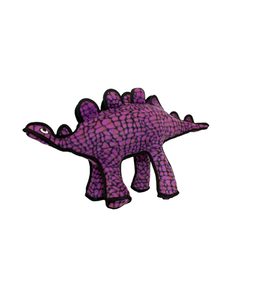 TUFFY DINOSAUR STEGOSAURUS - FIALOVÝ - ODOLNÉ HRAČKY PRO PSY - CHOVATELSKÉ POTŘEBY MALVÍKZOO