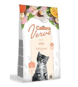 CALIBRA CAT VERVE GF KITTEN CHICKEN&TURKEY 750 G - GRANULE PRO KOČKY - CHOVATELSKÉ POTŘEBY MALVÍKZOO