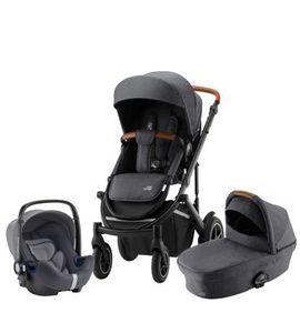 BRITAX RÖMER SET SMILE III + HLUBOKÁ KORBA + AUTOSEDAČKA BABY SAFE ISENSE - KOČÍKY KOMBINÁCIE - KOČÍKY A PRÍSLUŠENSTVO