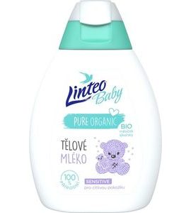 LINTEO BABY DĚTSKÉ TĚLOVÉ MLÉKO S BIO MĚSÍČKEM LÉKAŘSKÝM 250ML - ŠAMPONY A KOSMETIKA - KOUPÁNÍ A ZDRAVÍ