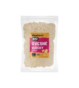 ALLNATURE OVESNÉ VLOČKY JEMNÉ BIO 500 G 21.2.24 - VAŘENÍ A PEČENÍ - PRO MAMINKY