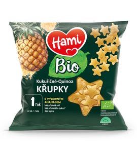 HAMI BIO KUKUŘIČNÉ-QUINOA KŘUPKY ANANAS 20G - TYČINKY/SUŠENKY - KRMENÍ