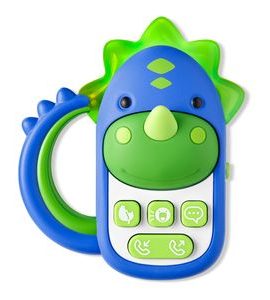 SKIP HOP HRAČKA HUDEBNÍ TELEFON DINOSAURUS 6 M+ - HRAČKY SE ZVUKY - PRO DĚTI