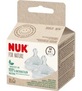 NUK NÁHRADNÍ SAVIČKA PRO LAHEV FOR NATURE (VEL. M) 2KS - SAVIČKY A PÍTKA - KRMENÍ