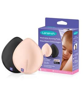 LANSINOH PRATELNÉ VLOŽKY DO PODPRSENKY 8KS (4X LIGHT PINK + 4X BLACK) - PRSNÍ VLOŽKY - PRO MAMINKY