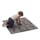 Baby Dan hrací podložka puzzle Grey s čísly 90x90 cm