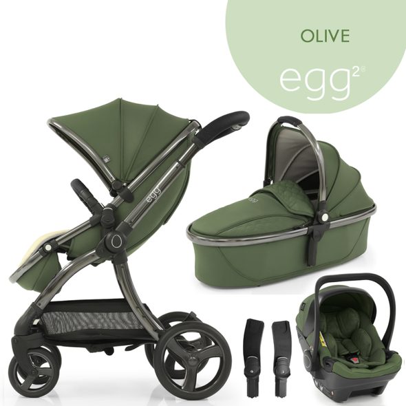 EGG2 SET 4V1 OLIVE 2021 - KOČÍKY KOMBINÁCIE - KOČÍKY A PRÍSLUŠENSTVO