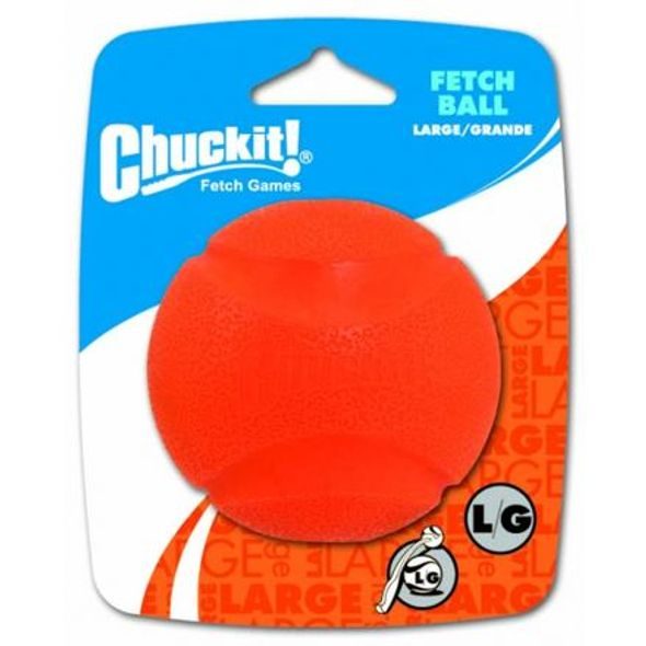 CHUCKIT! MÍČEK FETCH LARGE 7,5 CM - MÍČKY PRO PSY - CHOVATELSKÉ POTŘEBY MALVÍKZOO