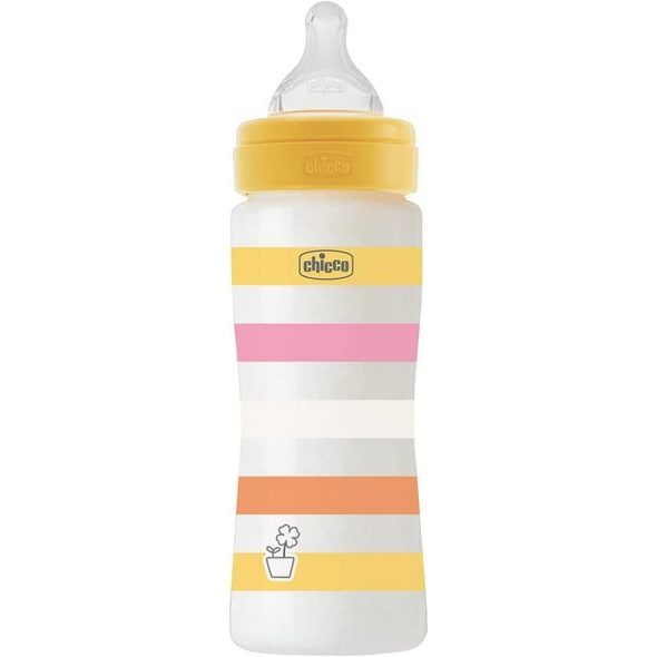 CHICCO LÁHEV KOJENECKÁ WELL-BEING SILIKON 330ML - KOJENECKÉ LAHVE - KRMENÍ