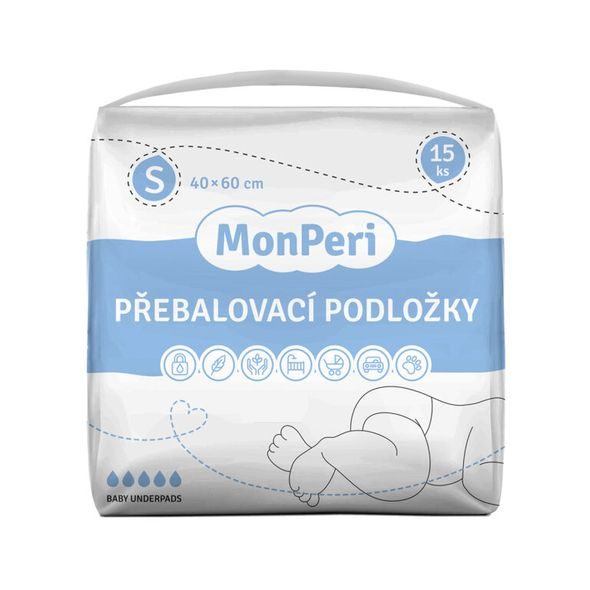 MONPERI PODLOŽKY SUPERDRY S - 15KS - JEDNORÁZOVÉ PODLOŽKY - VŠETKO NA PREBAĽOVANIE