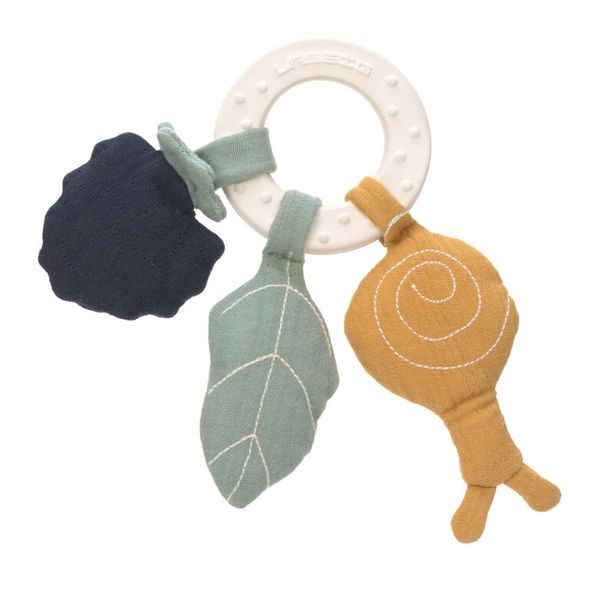 LÄSSIG TEETHER RING NATURAL RUBBER SNAIL - KOUSÁTKA - PRO DĚTI