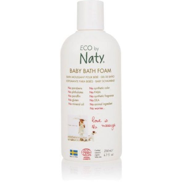 ECO BY NATY DĚTSKÁ ECO PĚNA DO KOUPELE NATY 200 ML - ŠAMPONY A KOSMETIKA - KOUPÁNÍ A ZDRAVÍ