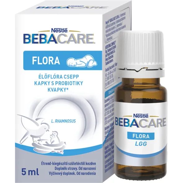 BEBACARE FLORA KAPKY S PROBIOTIKY 5 ML - NÁPOJE - KRMENÍ