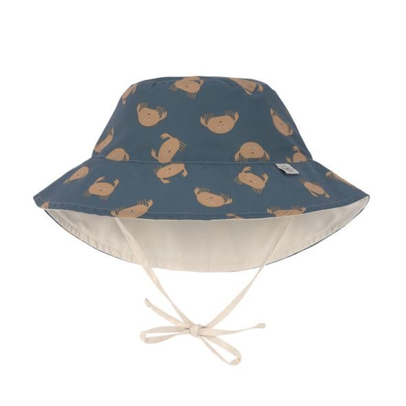 LÄSSIG SPLASH SUN PROTECTION BUCKET HAT CRABS BLUE 19-36M - ČEPIČKY A KLOBOUČKY - PRO DĚTI