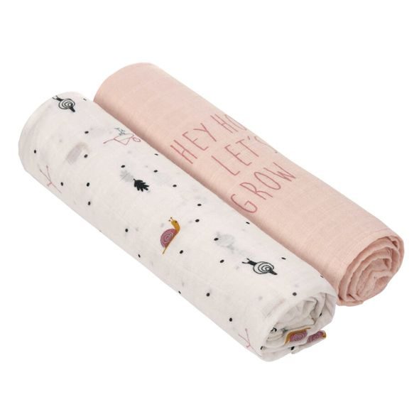 LÄSSIG SWADDLE HEAV. SOFT 120X120 GARD. EXPLO. GIRLS - ZAVINOVACÍ PLENY / OSUŠKY VELKÉ - PŘEBALOVÁNÍ