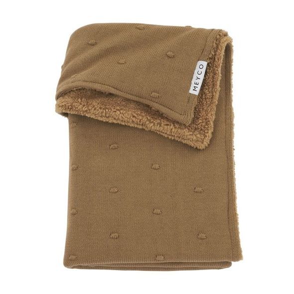 MEYCO DEKA MINI KNOTS FLEECE - TOFFEE - DĚTSKÉ DEKY PRO MIMINKA - SPINKÁNÍ